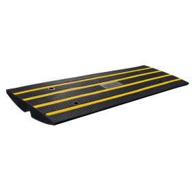VEVOR Curb Ramp, 2.6" Rise Rubber Driveway Ramps, Heavy Duty 33069 lbs Weight Capacity Threshold Ramp