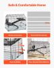 VEVOR Hamster Cage, 360° Viewing Transparent Hamster Habitats, Small Animal Cage, 29.5 x 17.3 x 24 in, Ventilated Pet Mouse Cages with Water Bottle
